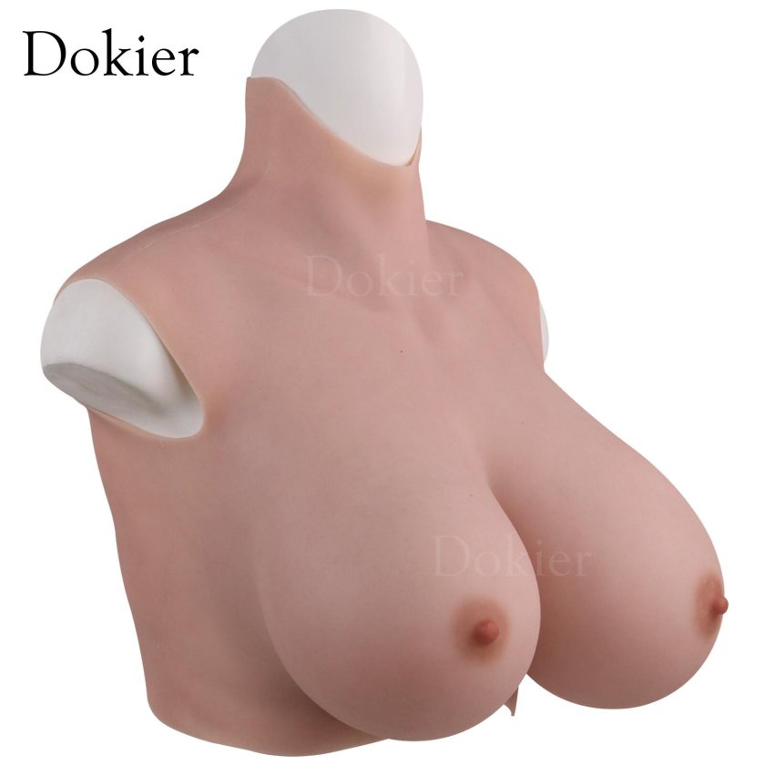 Falled silicone boobs