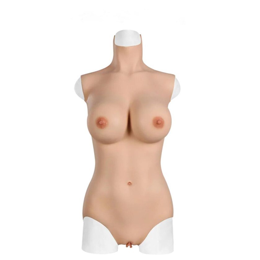 Silicone body for transvestites