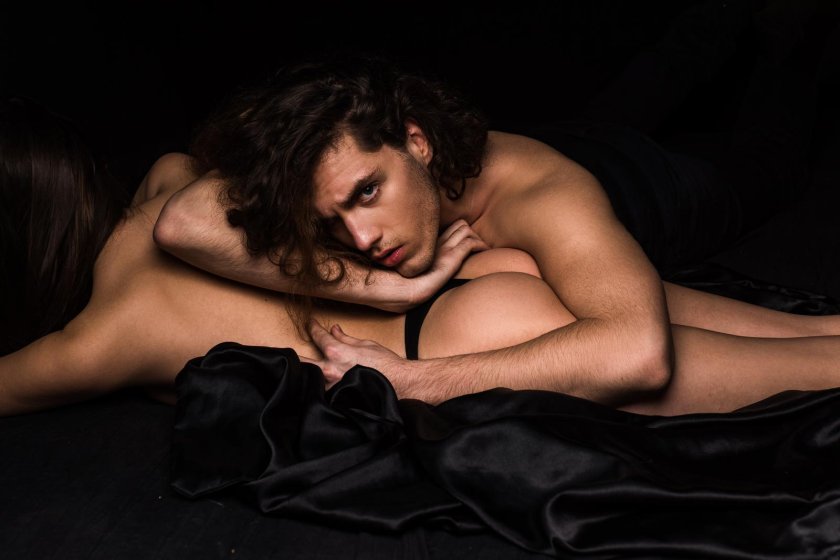 Man and woman passion