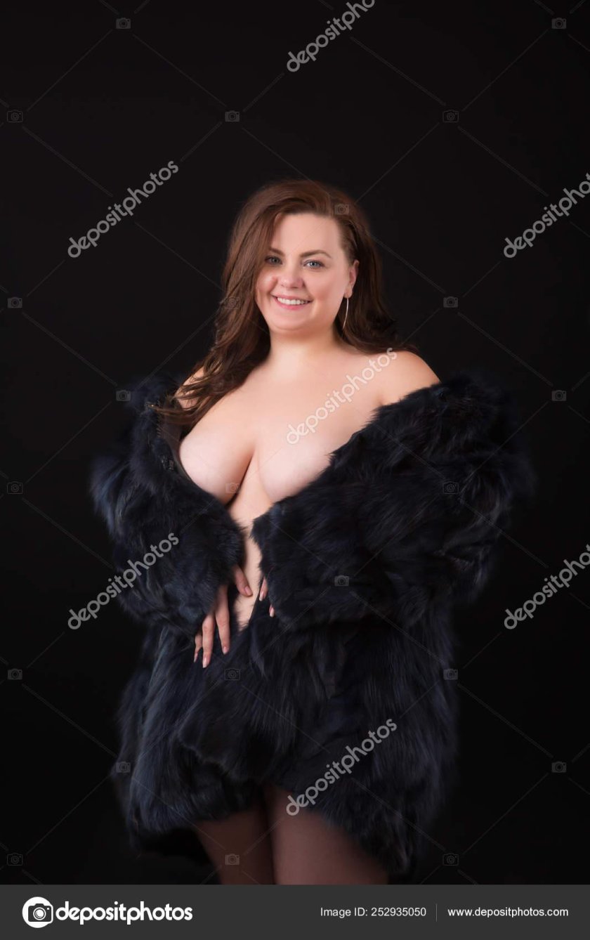 Girl in a fur coat