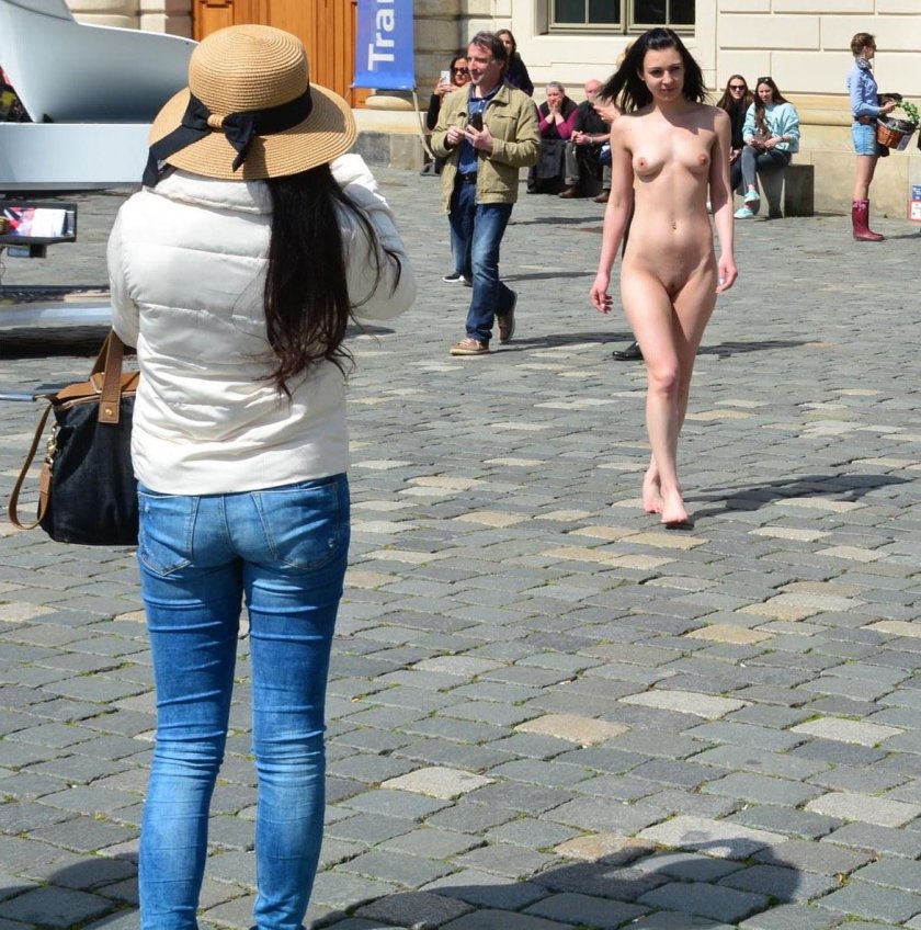 Public walk naked